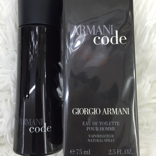 Armani code black USA tester perfume 100ml | Shopee Philippines