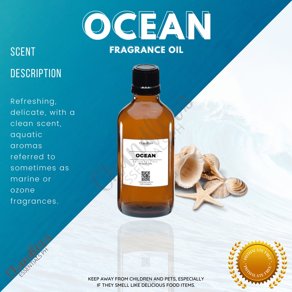 Ocean Fragrance Oil for Diffuser, Humidifier, Soap, and Candle Making