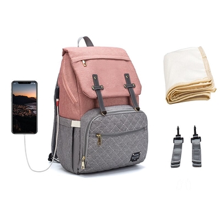 baby diaper bag with usb