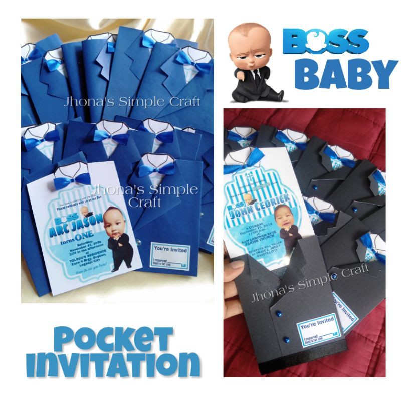 Boss Baby Invitation Card Layout | Ubicaciondepersonas.cdmx.gob.mx