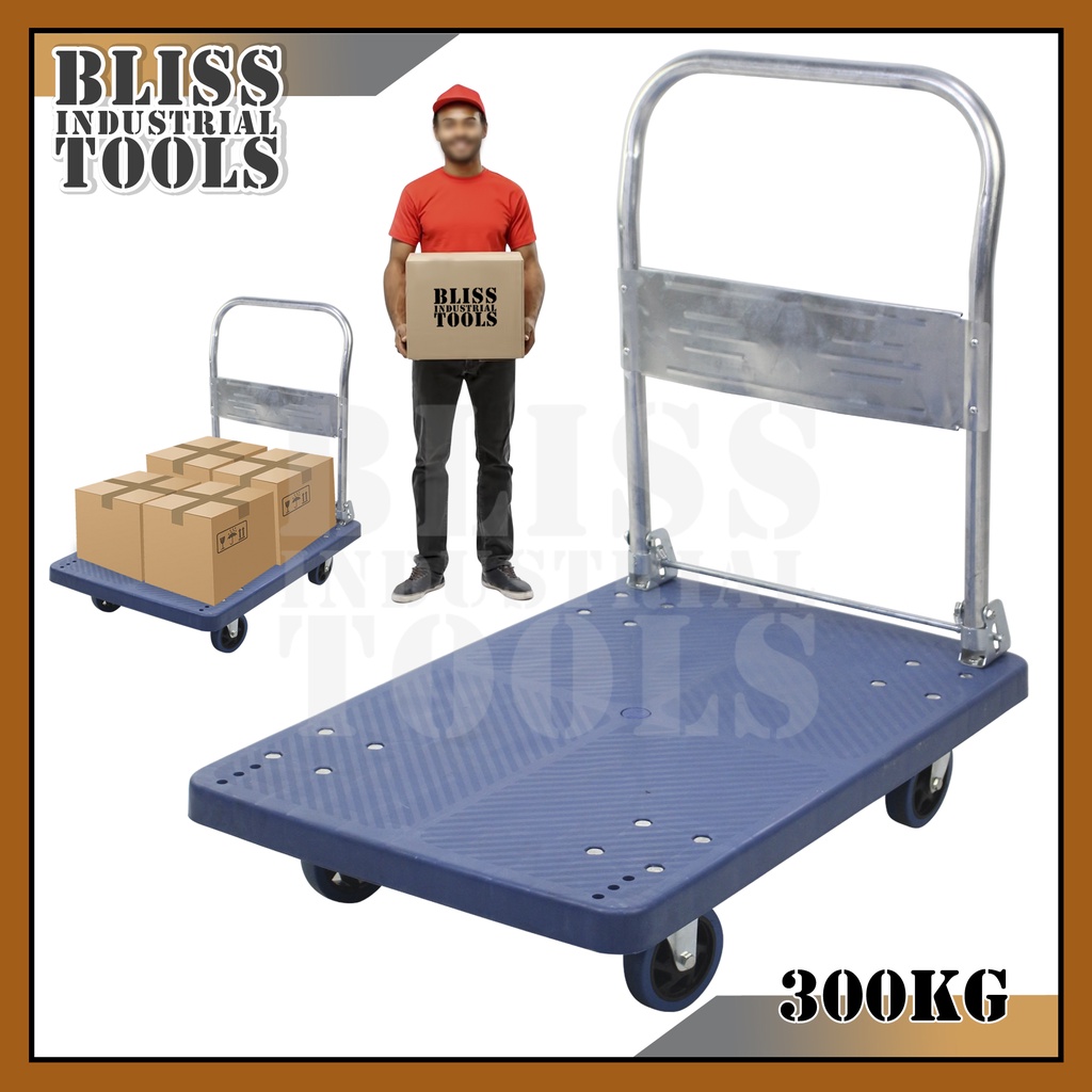 B.I.T. 60x90cm 300 Kg Capacity Hand Truck Dollies Push Cart Shopee