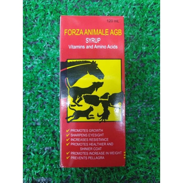 Forza Animale AGB Vitamins And Amino Acids For Animals (120ml)
