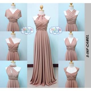 beige infinity dress