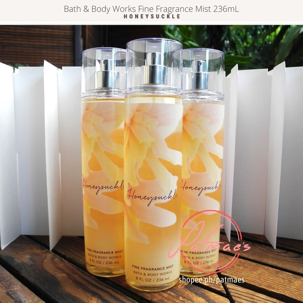 Bath and Body Works Fragrance Mist Honeysuckle 236mL (SOLD PER BOTTLE