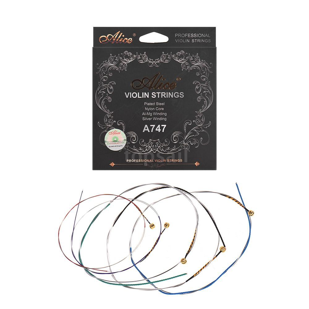 Alice A747 Universal Full Set (EADG) Violin Fiddle Strings Nylon