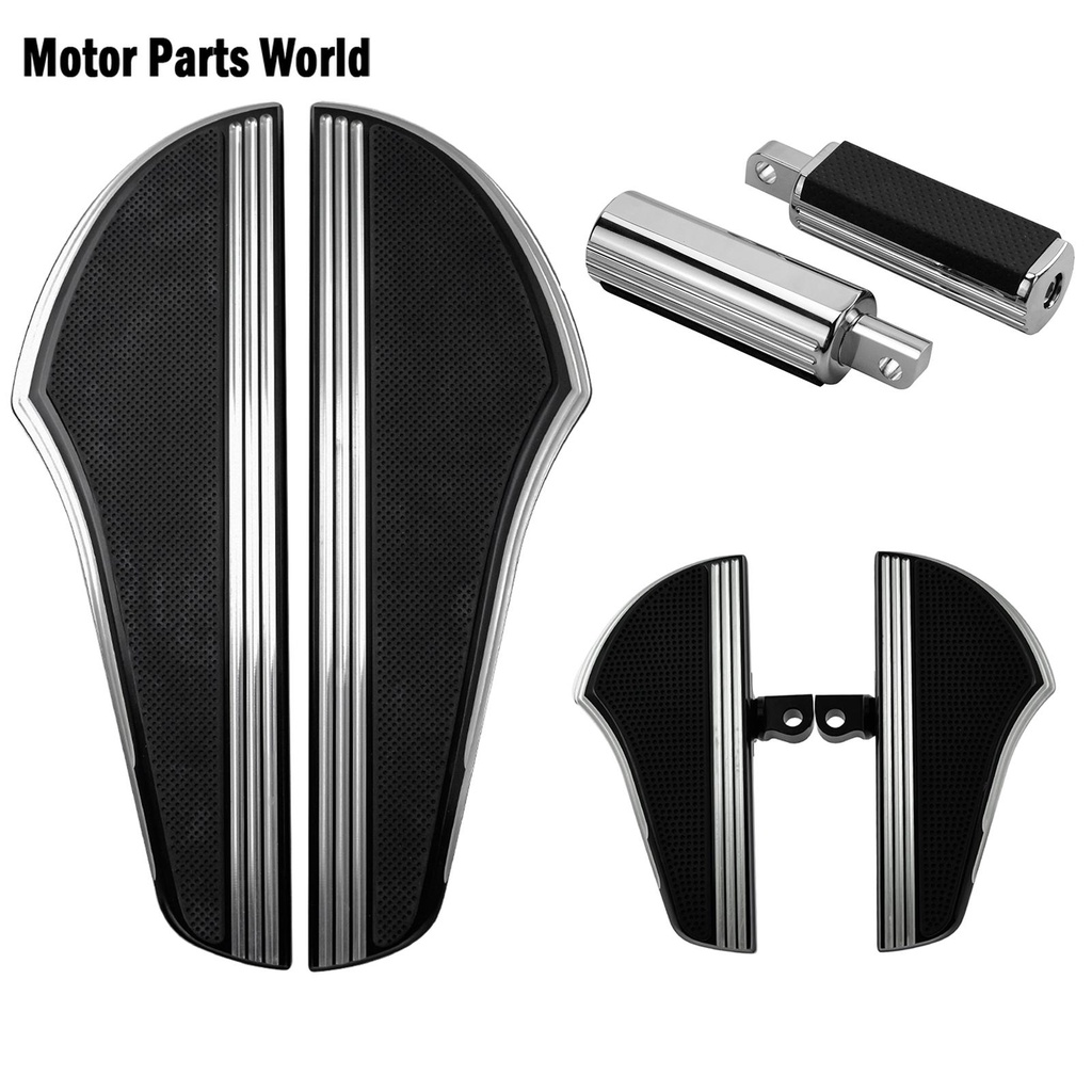 Motorcycle Driver Passenger Footboard Floorboard Highway Foot Pegs For