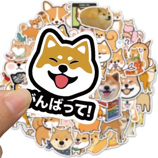 50PCS Lovely Japanese Shiba Inu Dog Animal Stickers for ...