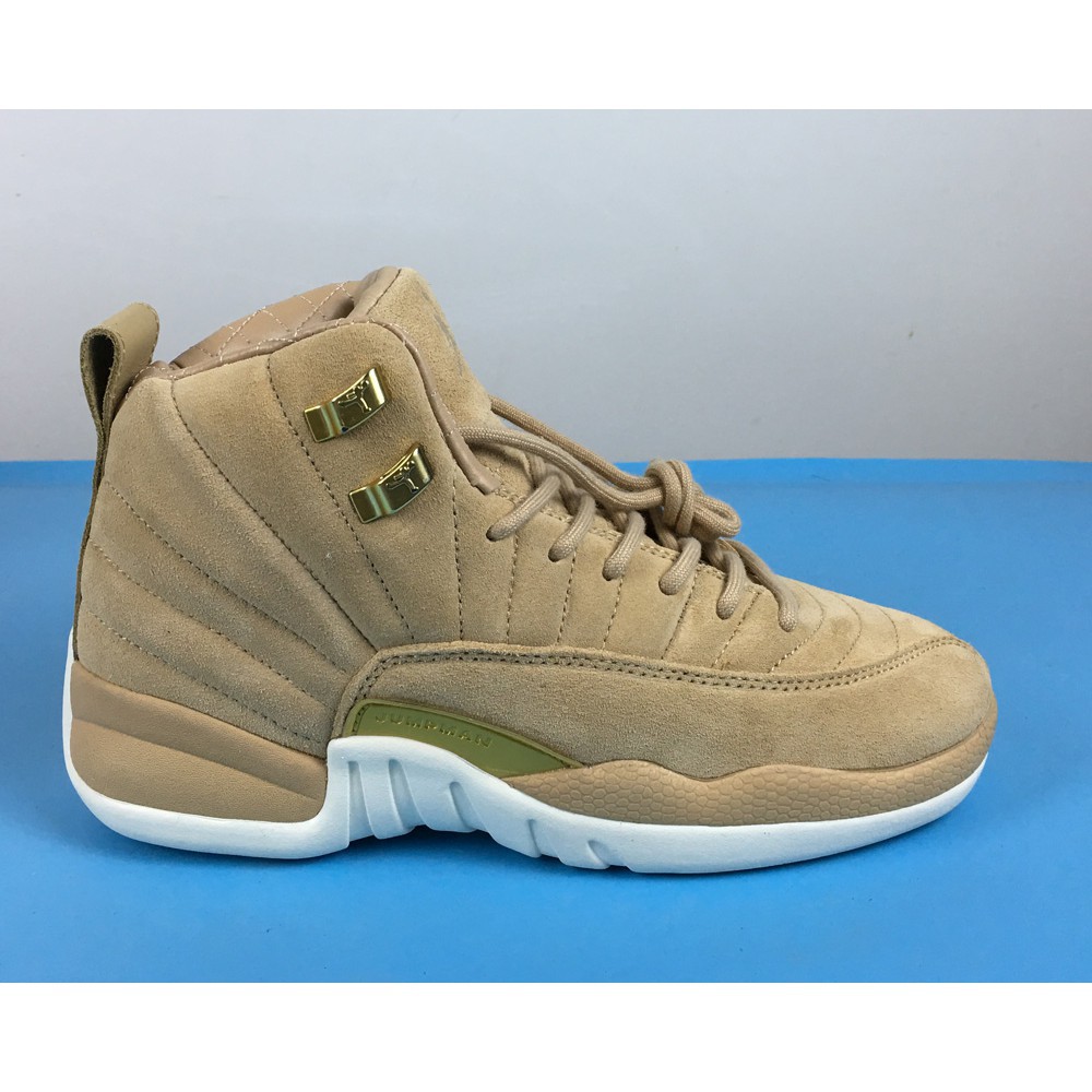 jordan 12 tan and gold