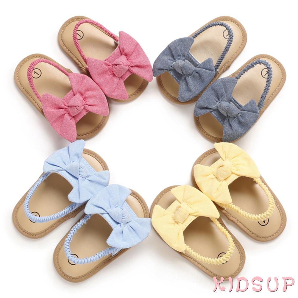 girls bow sandals