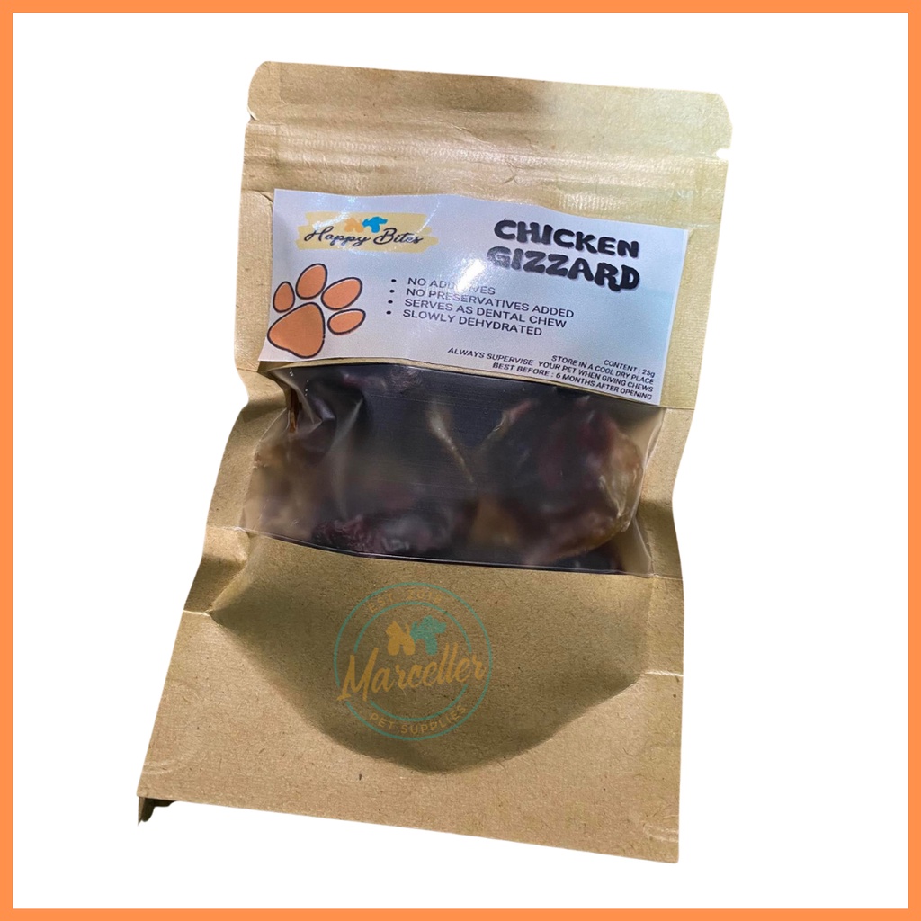 All Natural Dehydrated Chicken Gizzard Pet Treats for Dogs or Cats Shopee Philippines