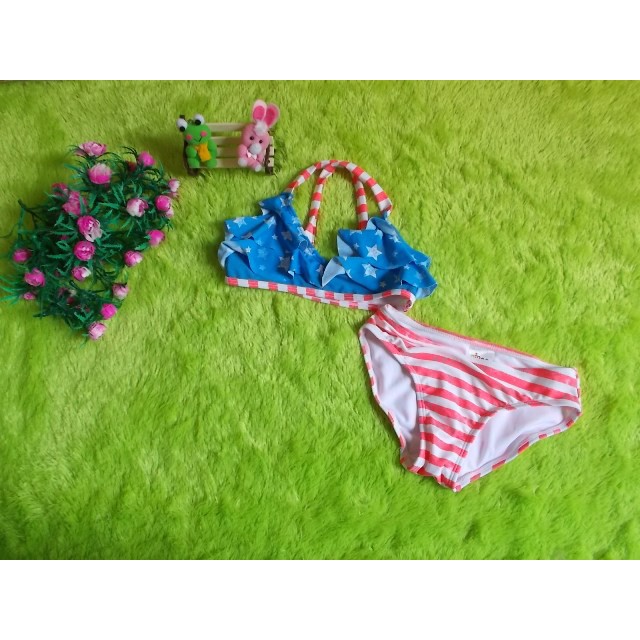 Children S Swimsuit Branded Circo Stars Stripe Ukm 5 6 Years Shopee Philippines