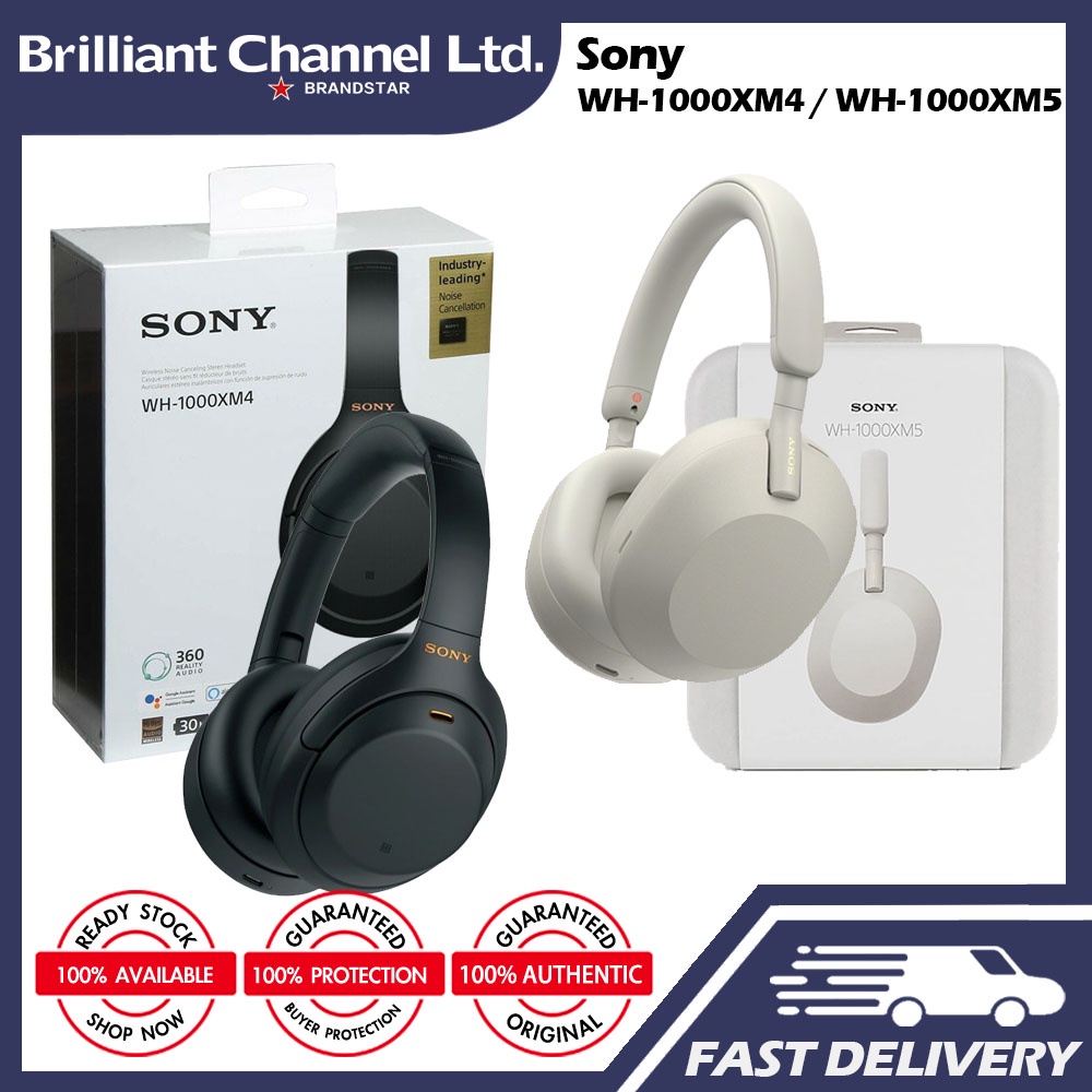 Sony WH-1000XM4 / WH-1000XM5 Wireless Noise Cancelling Headphones ...