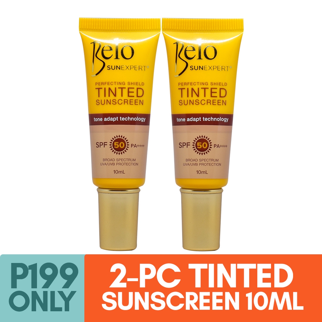 Belo SunExpert Tinted Sunscreen SPF50 PA++++ 10mL 2-PC | Shopee Philippines