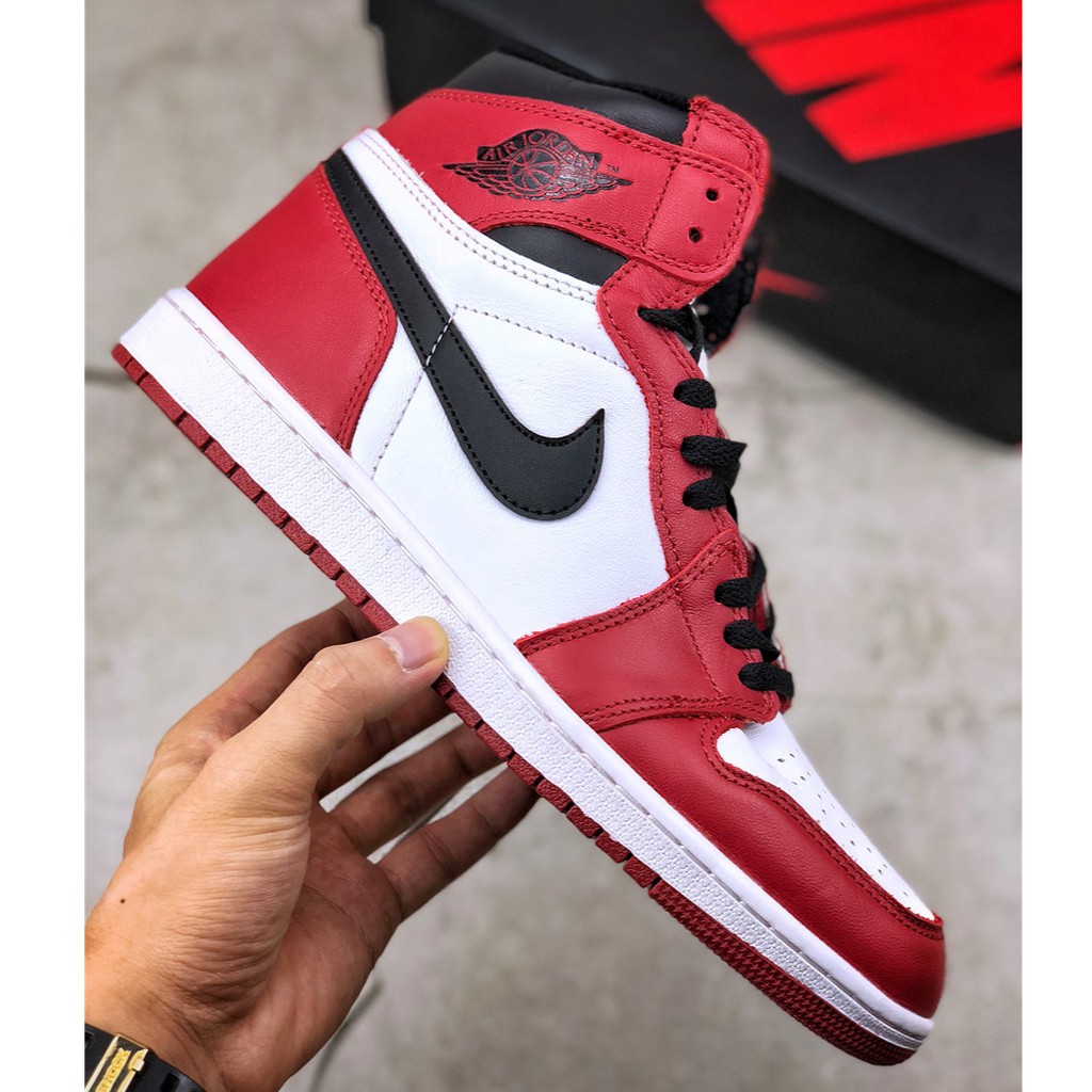 red air jordan ones