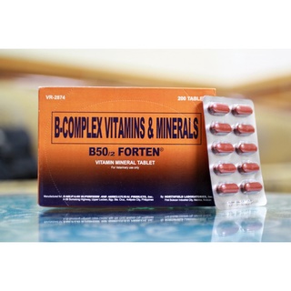 ❀✺✺B-complex b50/2 forten chicken raising product providing a full range of vitamins and minerals (2