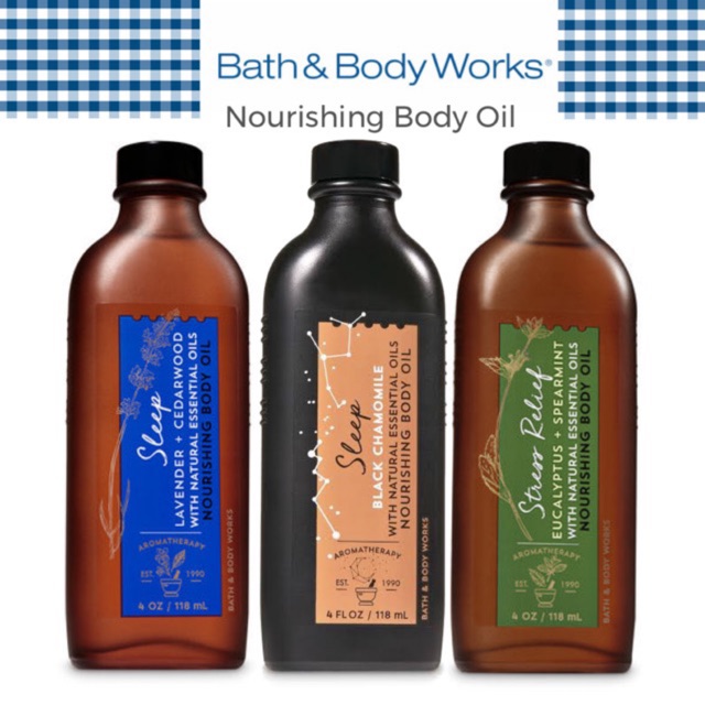 Cod Bath And Body Works Aromatherapy Body Oil