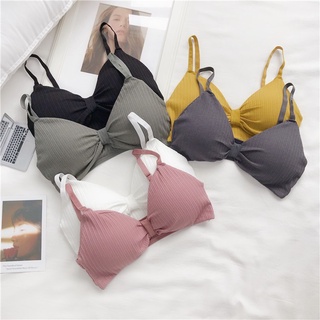 HQ New Fashion Korean Bowknot Bra Non Wire