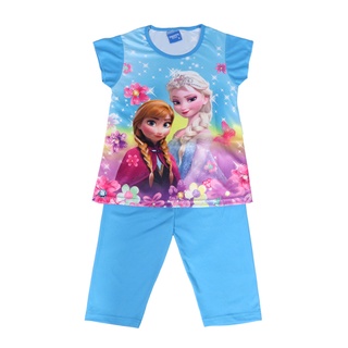 家  Ô2022 Bagong mga bata pajamas Frozen Elsa Anna Princess na damit cartoon ng tag-i #2