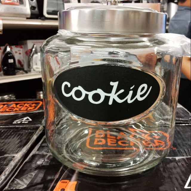Cookie Glass Jar with metal lid 4.5l Shopee Philippines