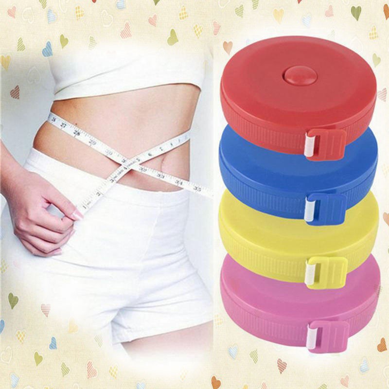 Retractable Body Measuring Ruler Sewing Cloth Tailor Tape Measure Tool 60" 1.5M
