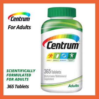 CENTRUM Multivitamins for ADULT 365 Tablets Complete Vitamin C Vitamin D Vitamin E Magnesium Zinc B6