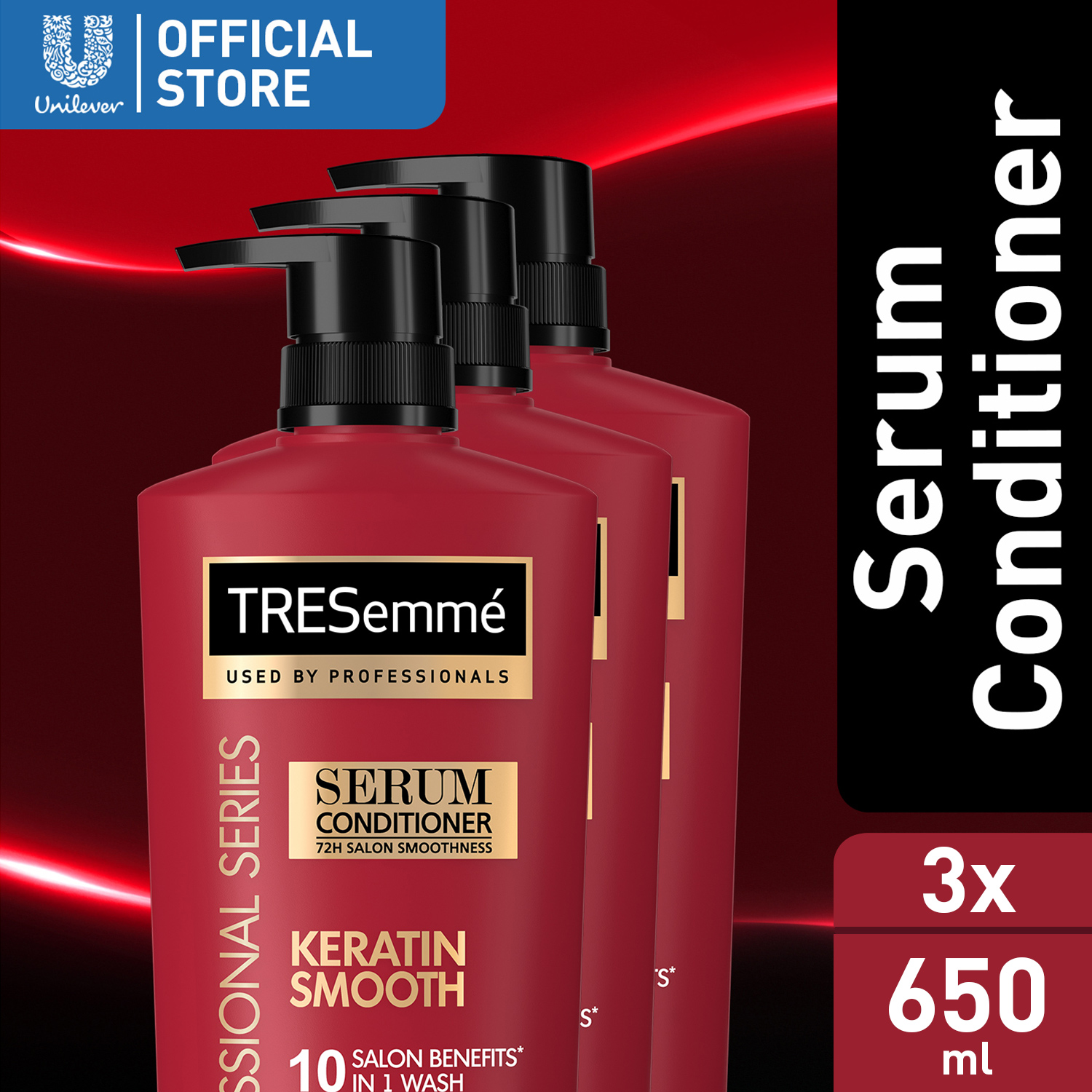 Tresemme Keratin Smooth Serum Conditioner 650ml X3 Shopee Philippines