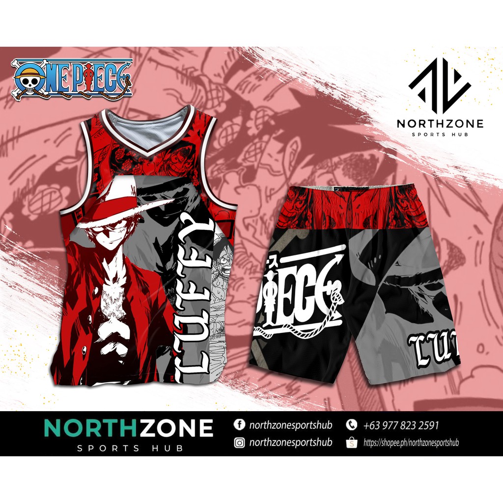 One Piece Anime Set Full Sublimation Collection Jersey And Short Luffy Zoro Chopper Sanji Shopee Philippines