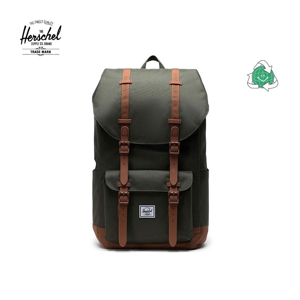 HERSCHEL 25L LITTLE AMERICA ECO Backpack Green