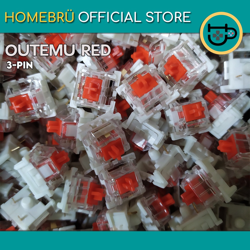 10pcs Outemu Red (Linear) Mechanical Keyboard Switches | Shopee Philippines
