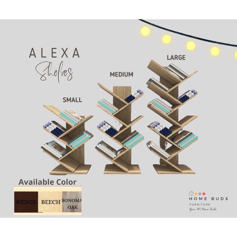 ALEXA Minimalist Shelves by HBF Shopee Philippines