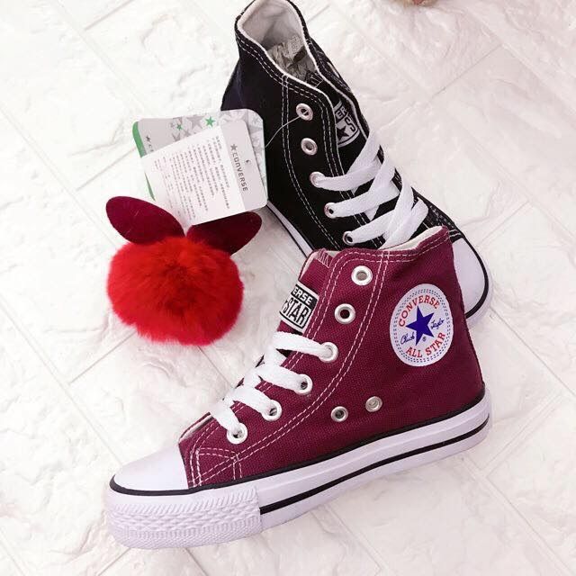 Converse canvas high cut shoes for women Shopee Philippines