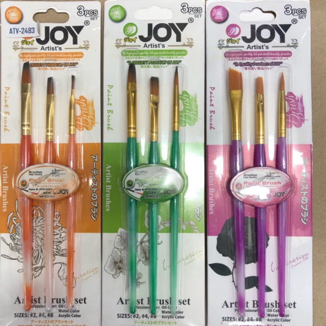 Professional Paint Brush/Artist Brush 3in1 Shopee Philippines