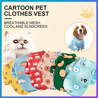 Pet Clothes Vest Shirts Dog Clothes For Shih Tzu Puppy Clothes Cat Fashion T-shirt