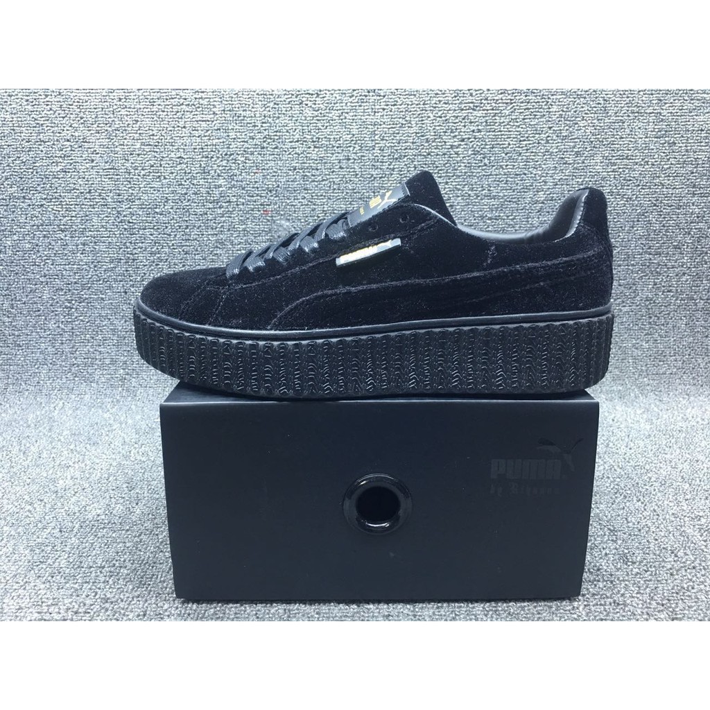 puma black color shoes