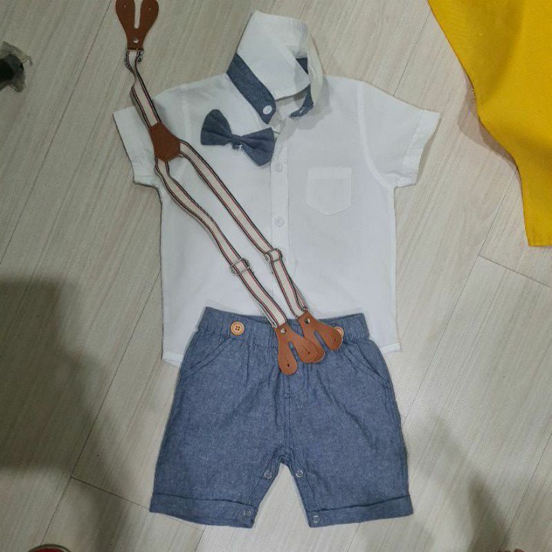 Baby Boy Formal Wear Baptism Shopee Philippines
