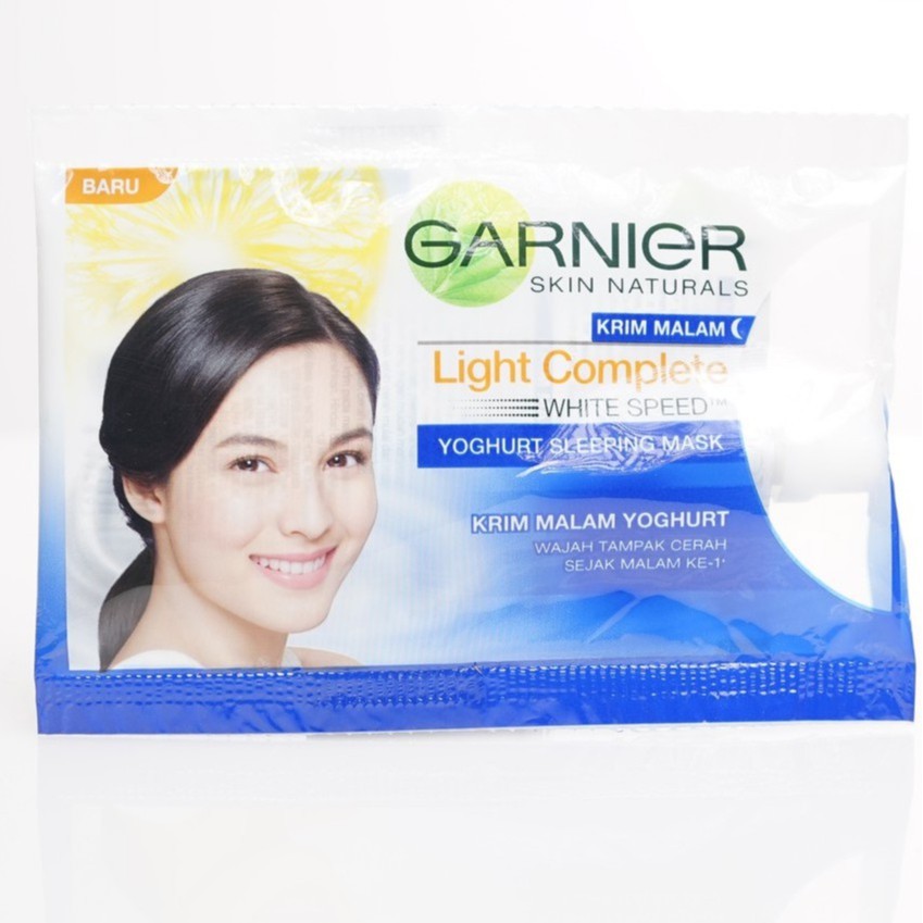 garnier night cream sachet