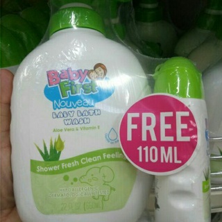 Baby First Nouveau Baby Bath Wash 650ml with free 110ml #1