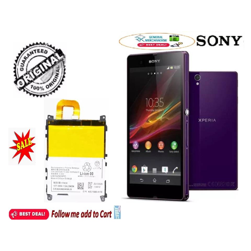 Sony Xperia Z1/ C6902/ C6903/ C6906/C6943 Battery Model LISP1525ERPC  Replacement 100 % Genuine | Shopee Philippines