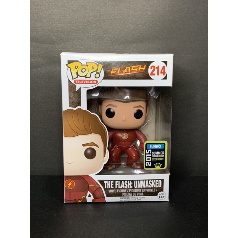 funko pop the flash unmasked 214