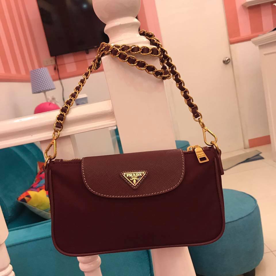 prada tessuto sling bag