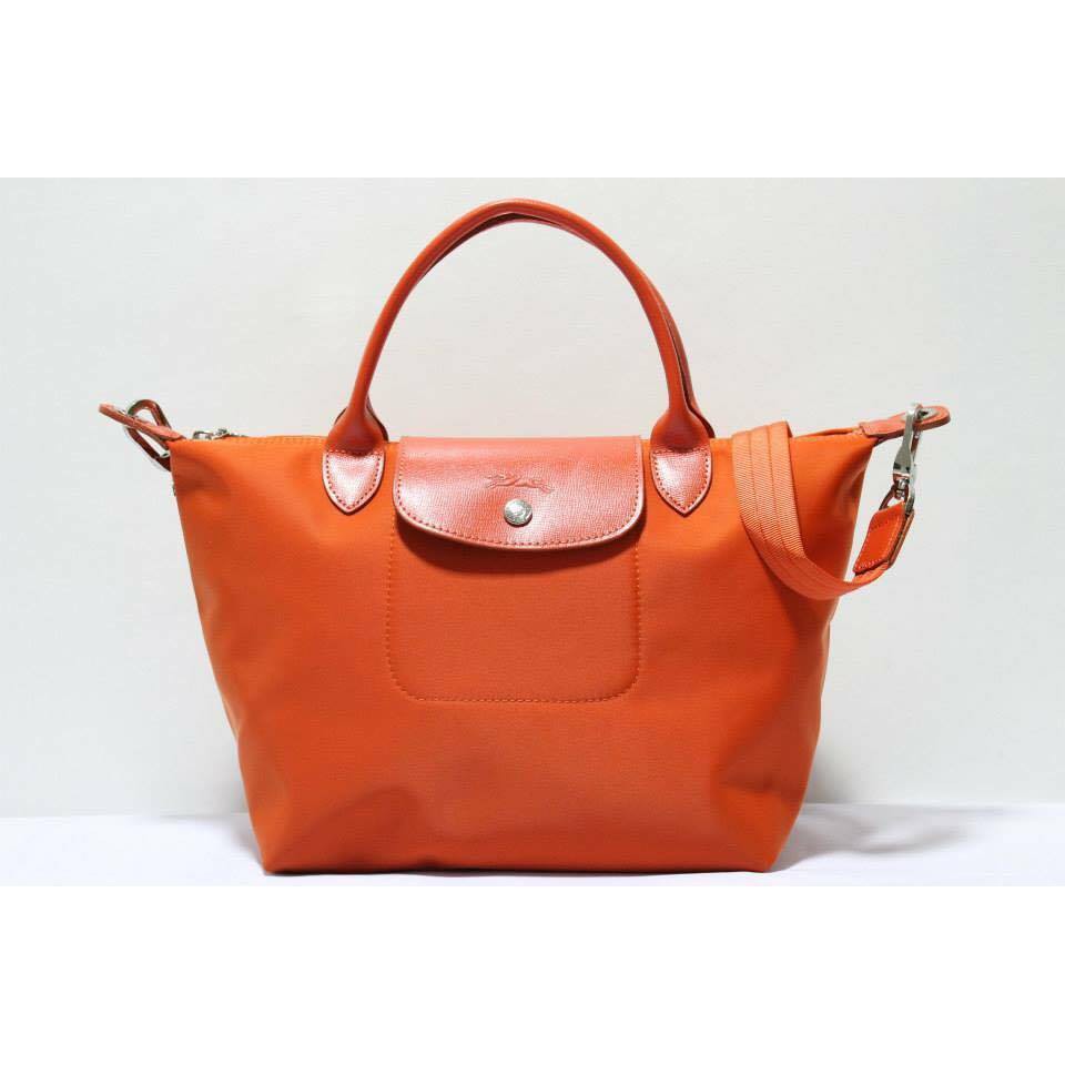 orange longchamp