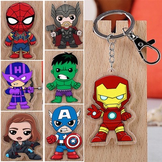 Hulk Wolverine Iron Man Comic Marvel Avenger keyring Keychain Spiderman 