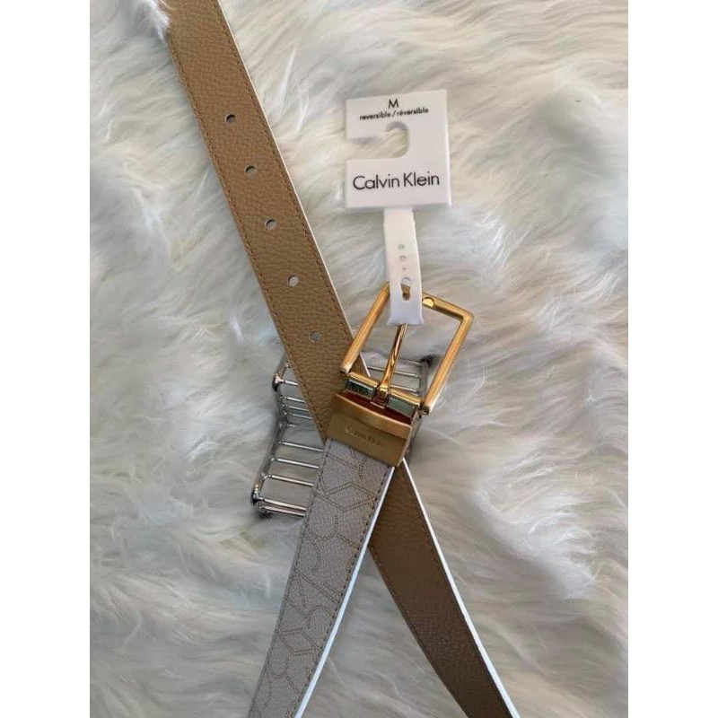 calvin klein belt gold