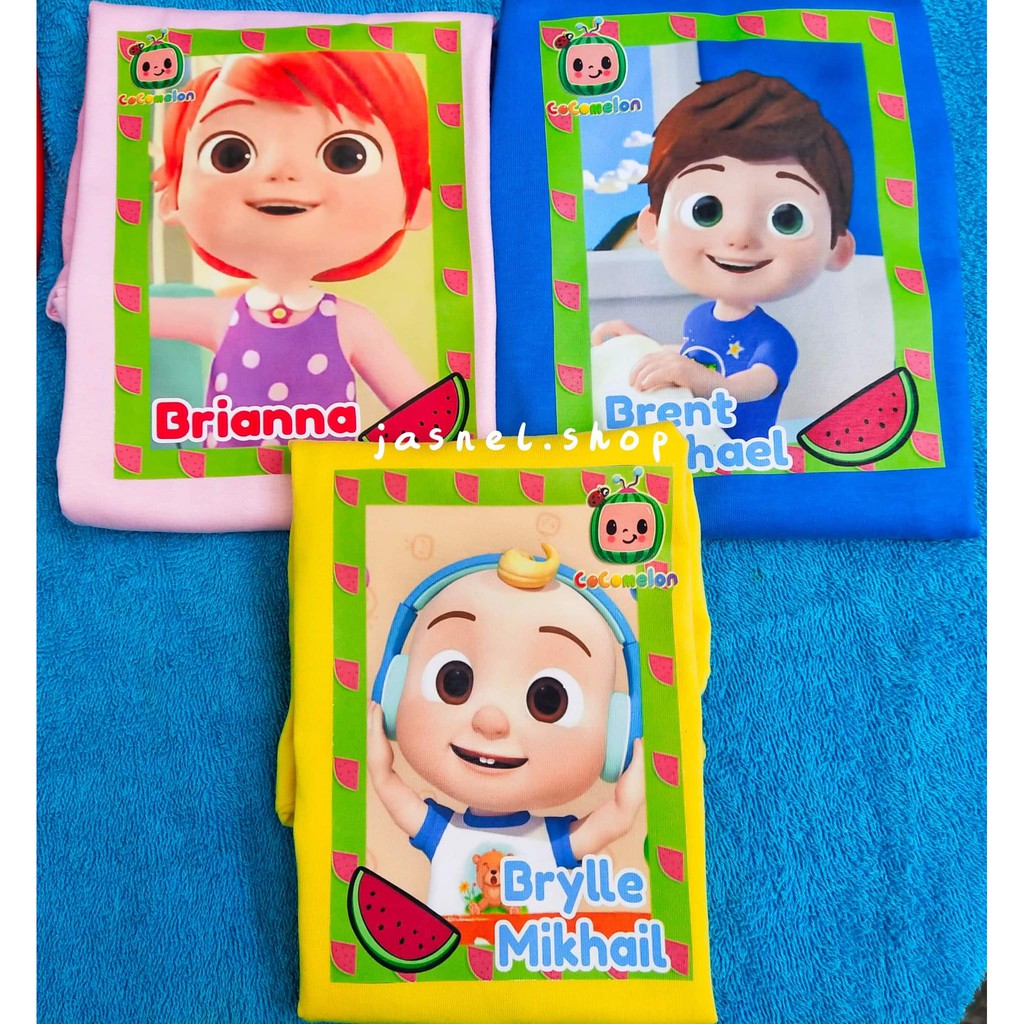 JASNEL PERSONALISED NAMES ON SHIRT shirt kids/adults 