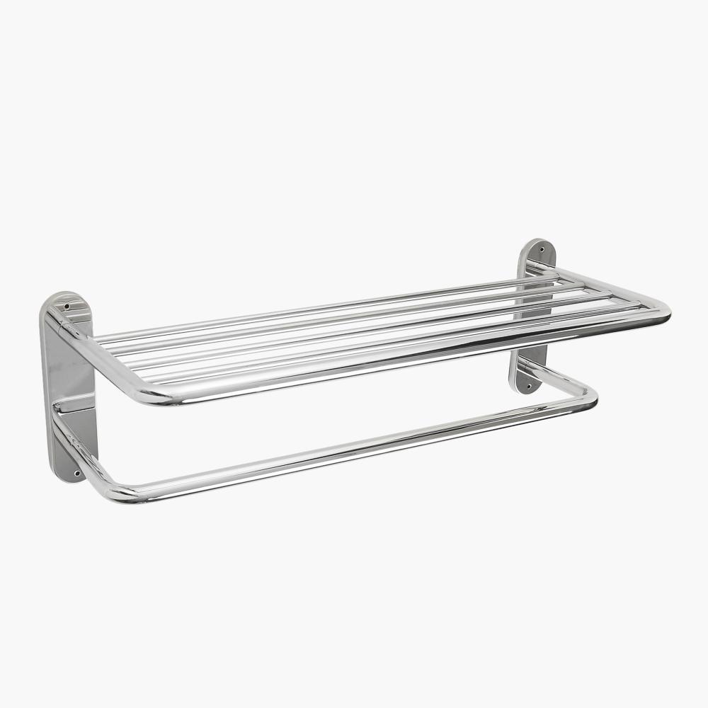 Eurostream 600MM D00523 Stainless Steel Chrome Double Towel Rack And