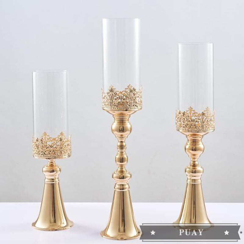 cheap glass candlestick holders