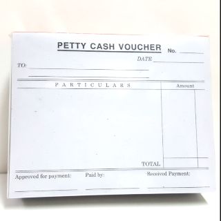 [FPS FairPriceSupplies] PETTY CASH VOUCHER PAD PACK OF 10 | Shopee ...