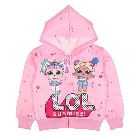 Girls LOL Sweater Jacket Age 5 To 10 Years 