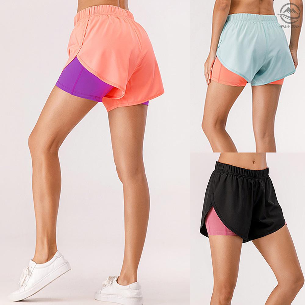 2 in 1 shorts phone pocket