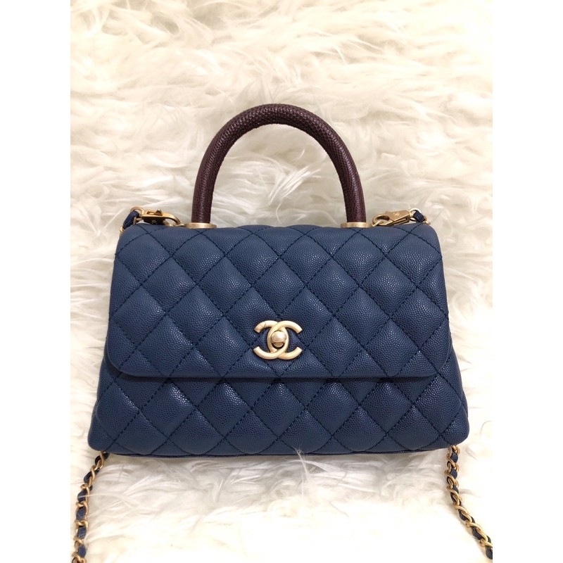 Onhand CC Chanel Coco Handle Mini Bag | Shopee Philippines